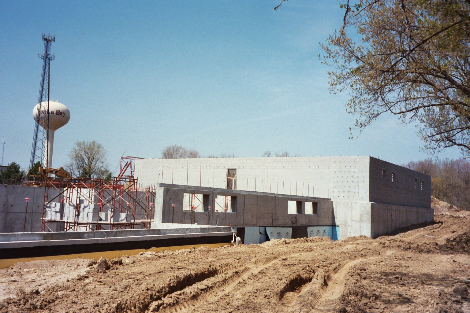 Concrete Work East Side of Building