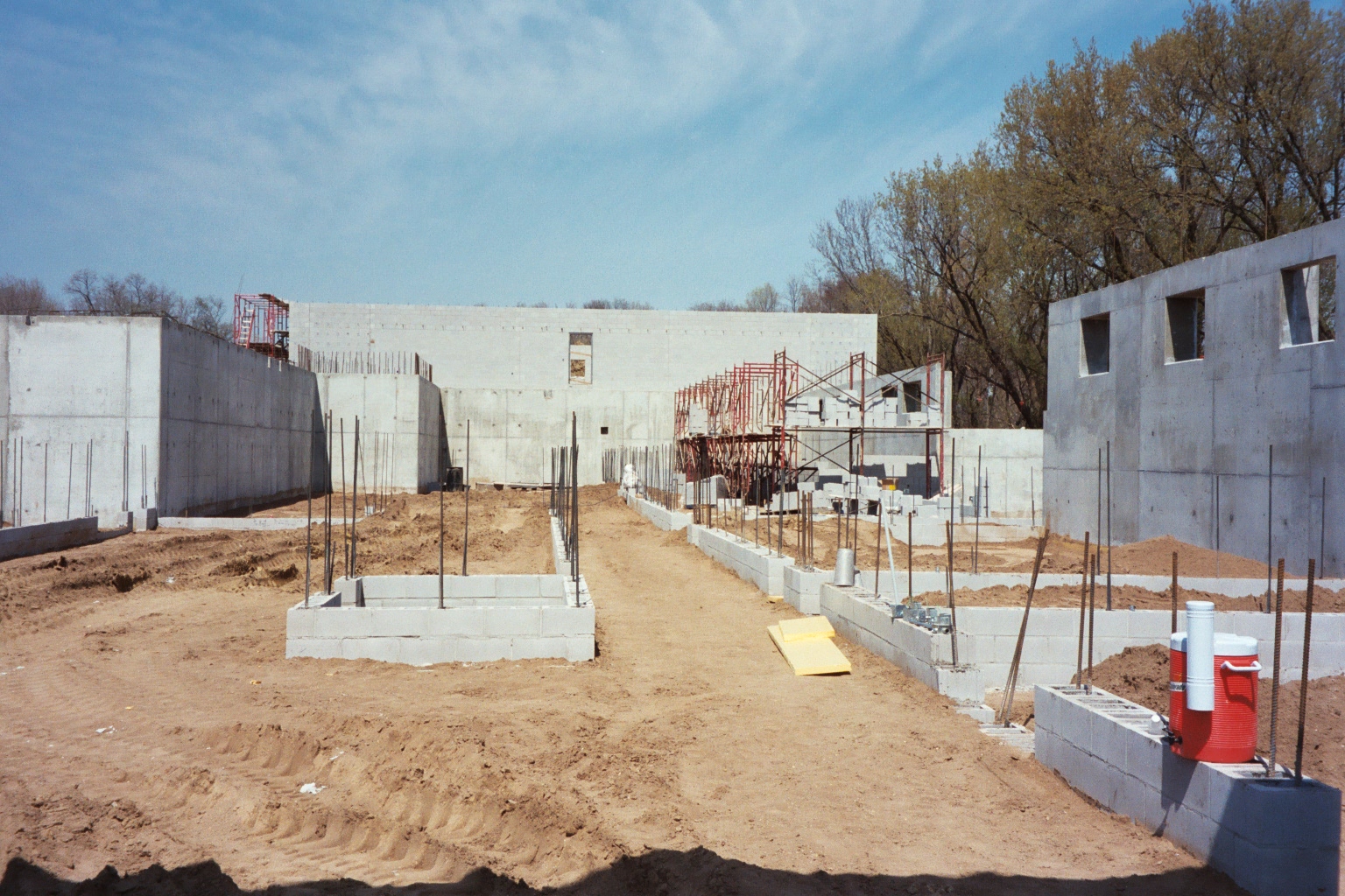 Concrete Work Fire Apparatus Bays