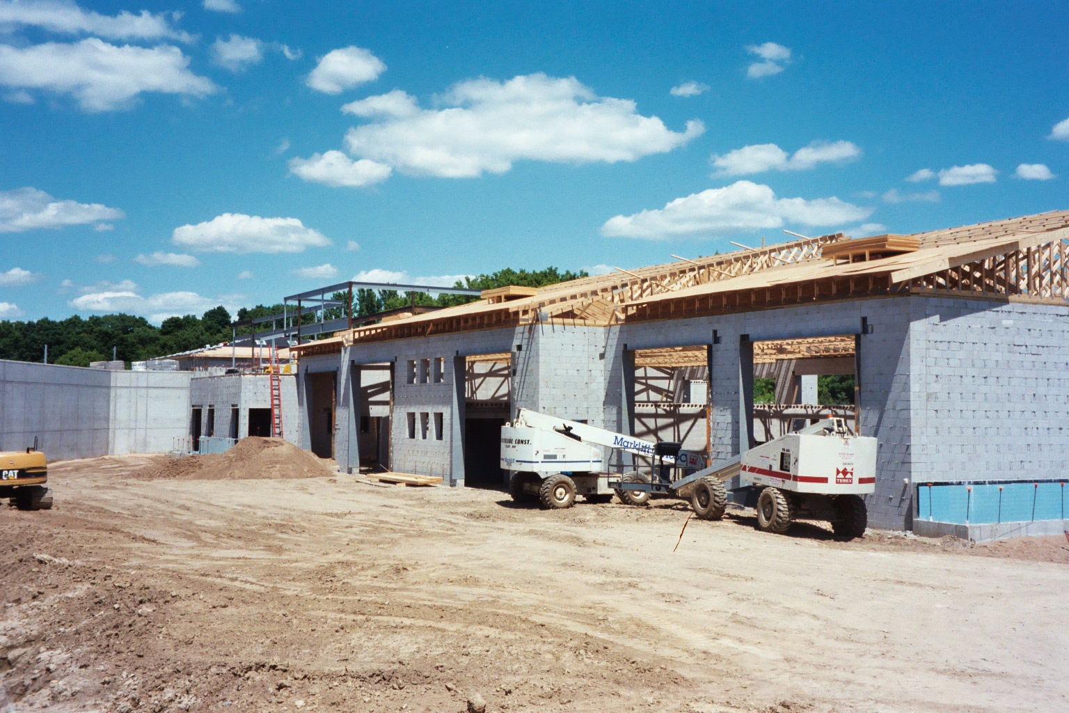 Fire Apparatus Bays getting its Roof