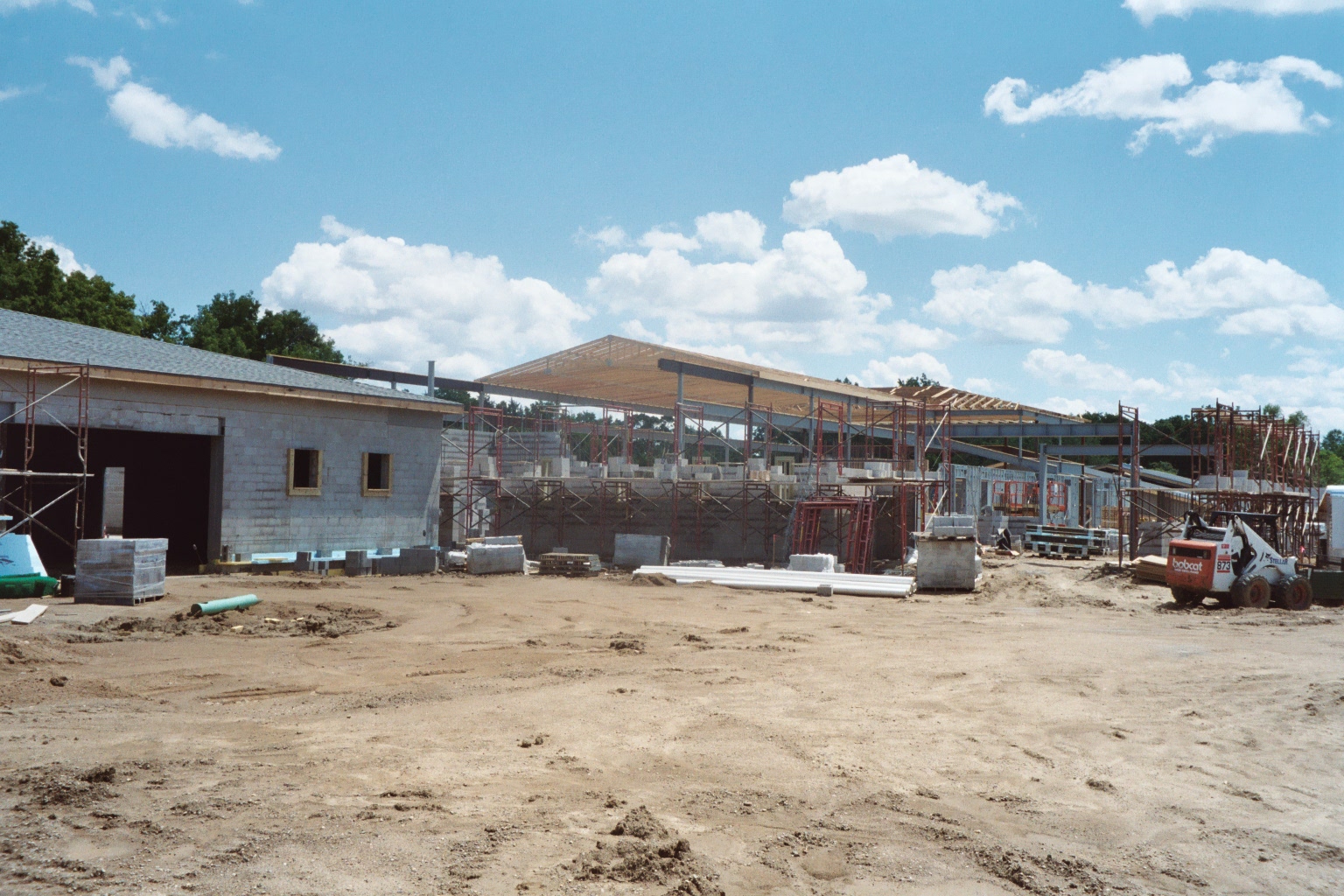 Front of Building Frame Work