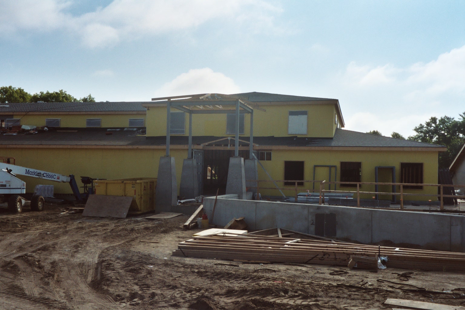 Front Entrance Taking Shape