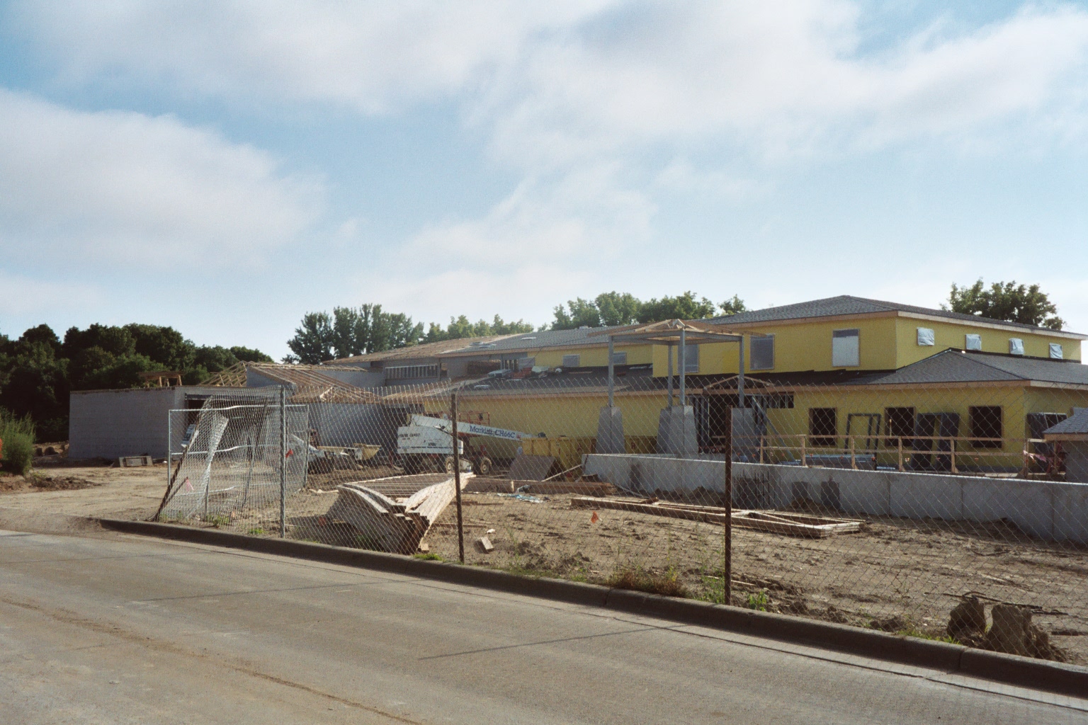 Front of Building Taking Shape